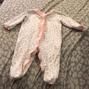 Baby girls cheetah sleeper